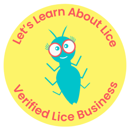 Let's Learn About Lice Verified Lice Business badge